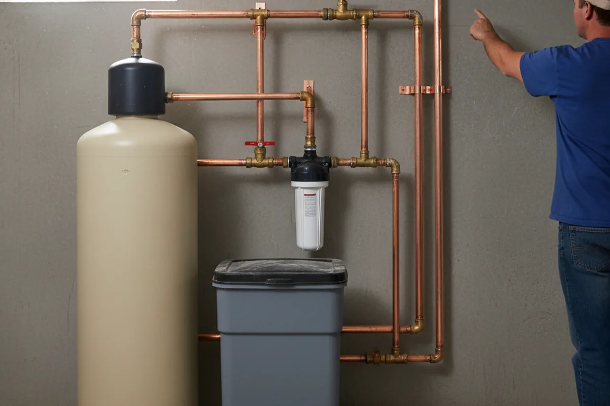 Whole-house water treatment system installed in West Berlin